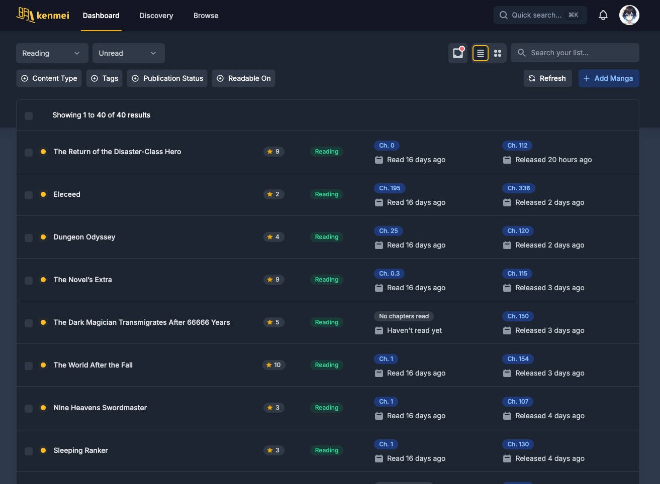 Dark App Preview